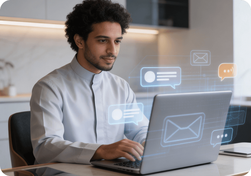 دعم عبر قنوات متعددة
